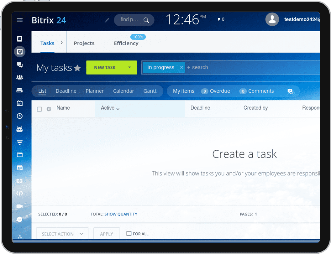 Bitrix24 screenshot